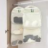 Multi-layer Closet Clothes Storage Hanging Bag Wall Mounted Bra Underwear Space Saver Organizer Bag
