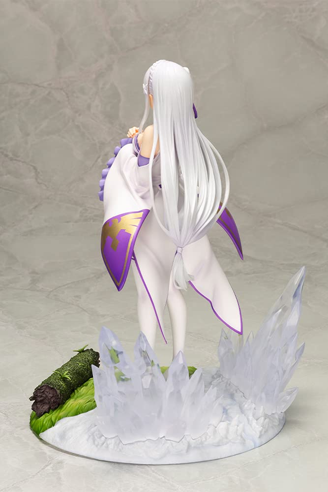Kotobukiya Начало жизни в другом мире Эмилия из Масштаба ПВХ Раскрашенная Полная Фигурка PP899 ReZero - [Воспоминания о Путешествии] 1/7