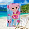 1 шт. Пляжное полотенце Lalaloopsy2, Оборудование для пляжа и бассейна на берегу моря, Модный рисунок, Прямоугольное, Необходимые вещи для путешествий