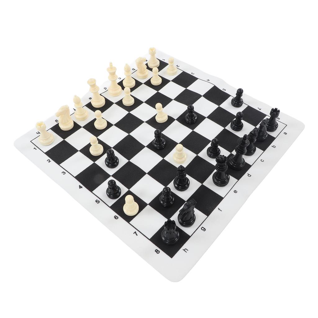 Chess Game Board Set Portable Travel Chess Board Game Set for Kids Adults Beginners