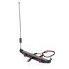 RC Rr Bumpers with Trailer Tail Hook 2LED Light Aluminum Alloy for Scx10 RC Crawler