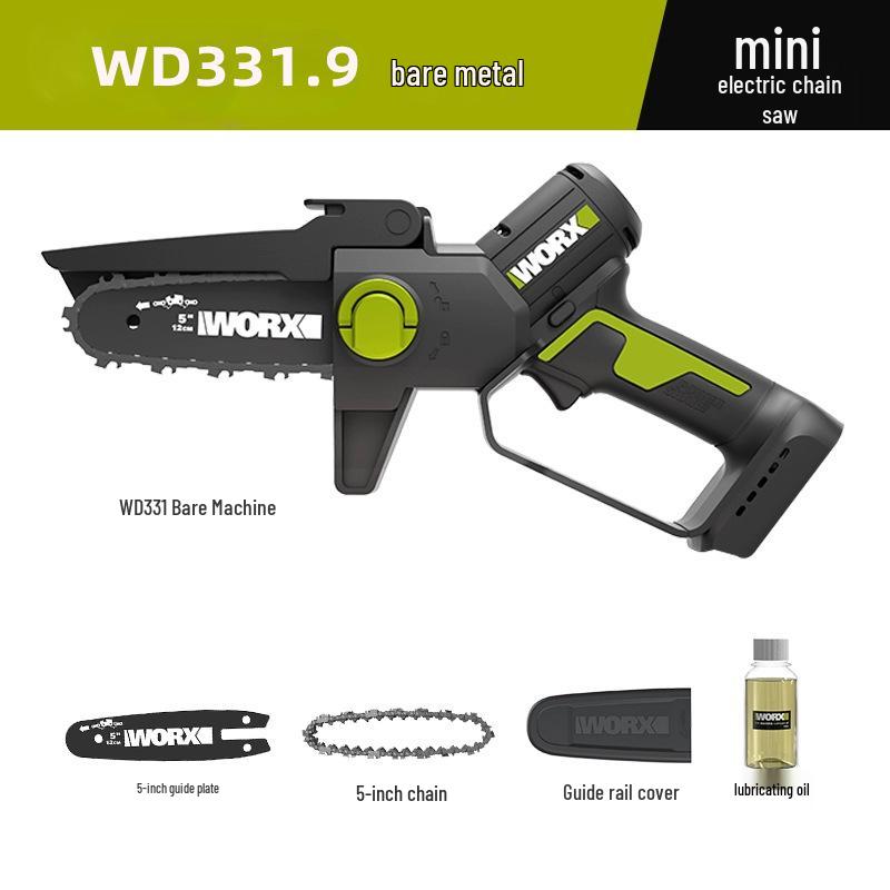 Wickes Аккумуляторная ручная электрическая цепная пила для обрезки WD331