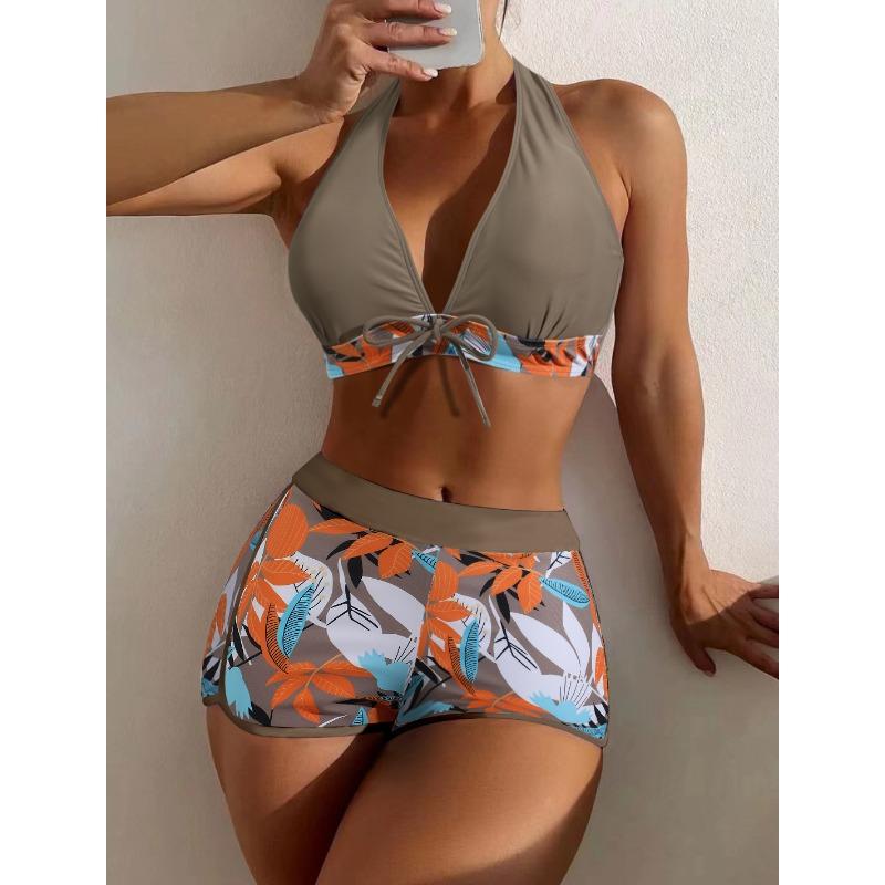 High Waist Swimsuit Women Summer Bathing Suit Bikini Set Plus Size Swimwear Women Beach Swimming Suit