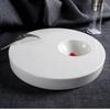 Ceramic Round Tableware Western Restaurant Molecular Gourmet High-end Plate Kitchen Fruit Salad Plate Tableware