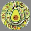 50 Cartoon Avocado Ins Style Personalized Cute Decorative Suitcase Scooter Car Motorcycle DIY Stickers