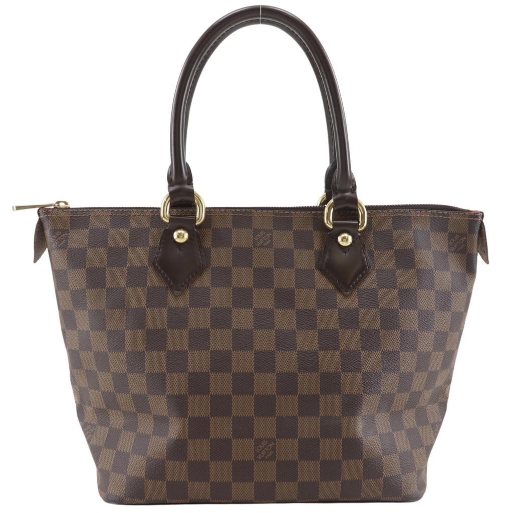 LOUIS VUITTON Saleya PM Handbag N51183 Brown Damier canvas Women Used