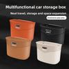 ABCO1 Car trash bin, door-mounted storage box, seat back storage bucket, suitable for all Geely Galaxy, Binyue X50, Boyue X70 models.