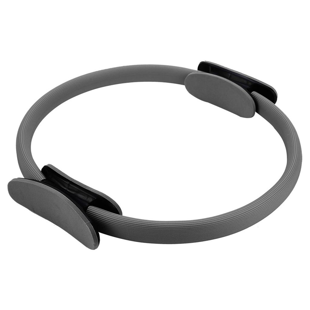 4 Colors Dual Grip Yoga Pilates Ring Resistance Circle for Thighs and Legs Fitness Black