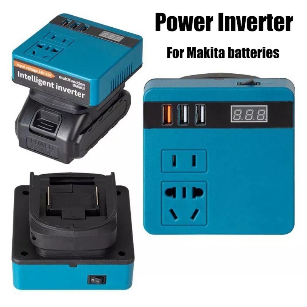 120W Lithium Battery Inverter Power Converter Transformer for Makita For Outdoor Activities