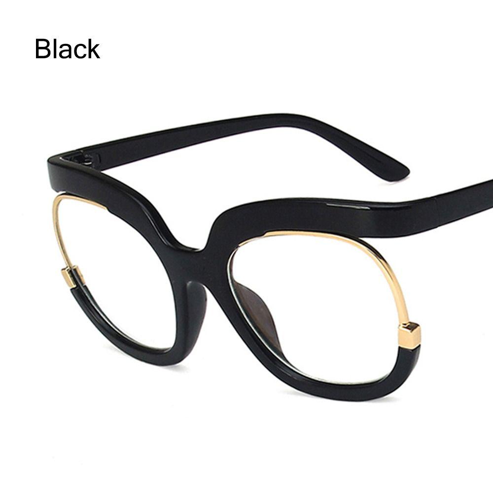 Clear Blue Ray Blocking Eyeglasses Large Glasses Frame Spectacle Frame for Women Anti-Blue Light Trend Round Eyeglasses
