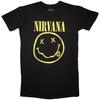 Nirvana Womens/Ladies Yellow Happy Face T-Shirt