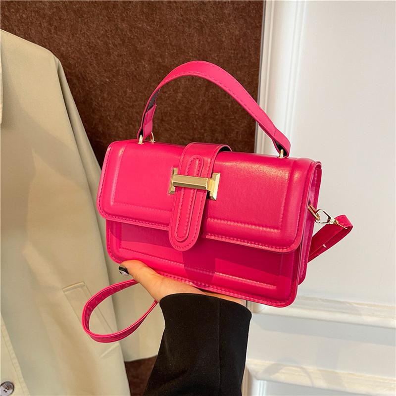 French Niche Design Portable Small Square Bag Women'S Autumn Trendy Versatile High Value Single Shoulder Messenger Bag