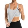 Breathable And Shock-absorbing Sports Bra With Chest Cushion And Herringbone Thread Top For External Wear