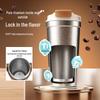 TOMIC TW60187Ti Pure Titanium Insulated Coffee Travel Mug
