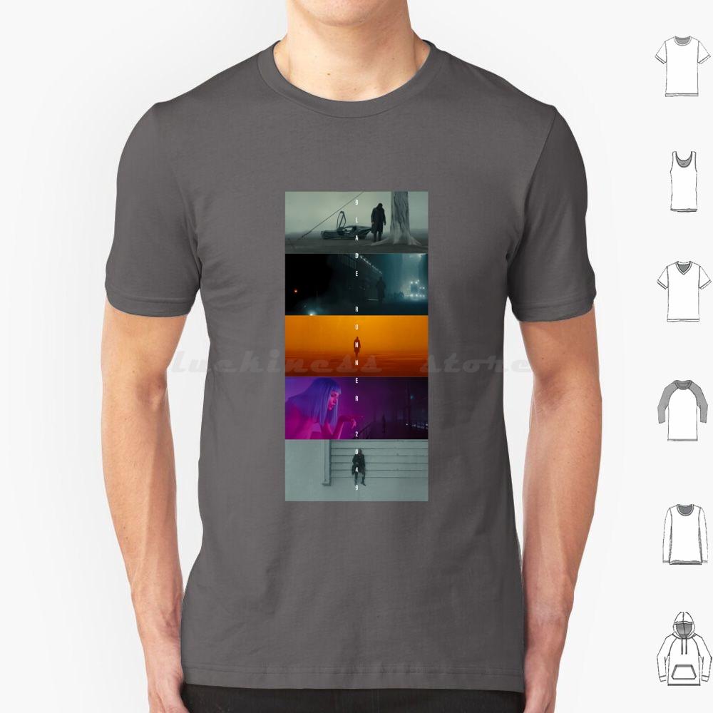 2049 Vertical T Shirt Big Size 100 Cotton Movie 2049 2049 Film Ryan Gosling Harrison Movies Sci Fi Blade Joi Denis Villenueve