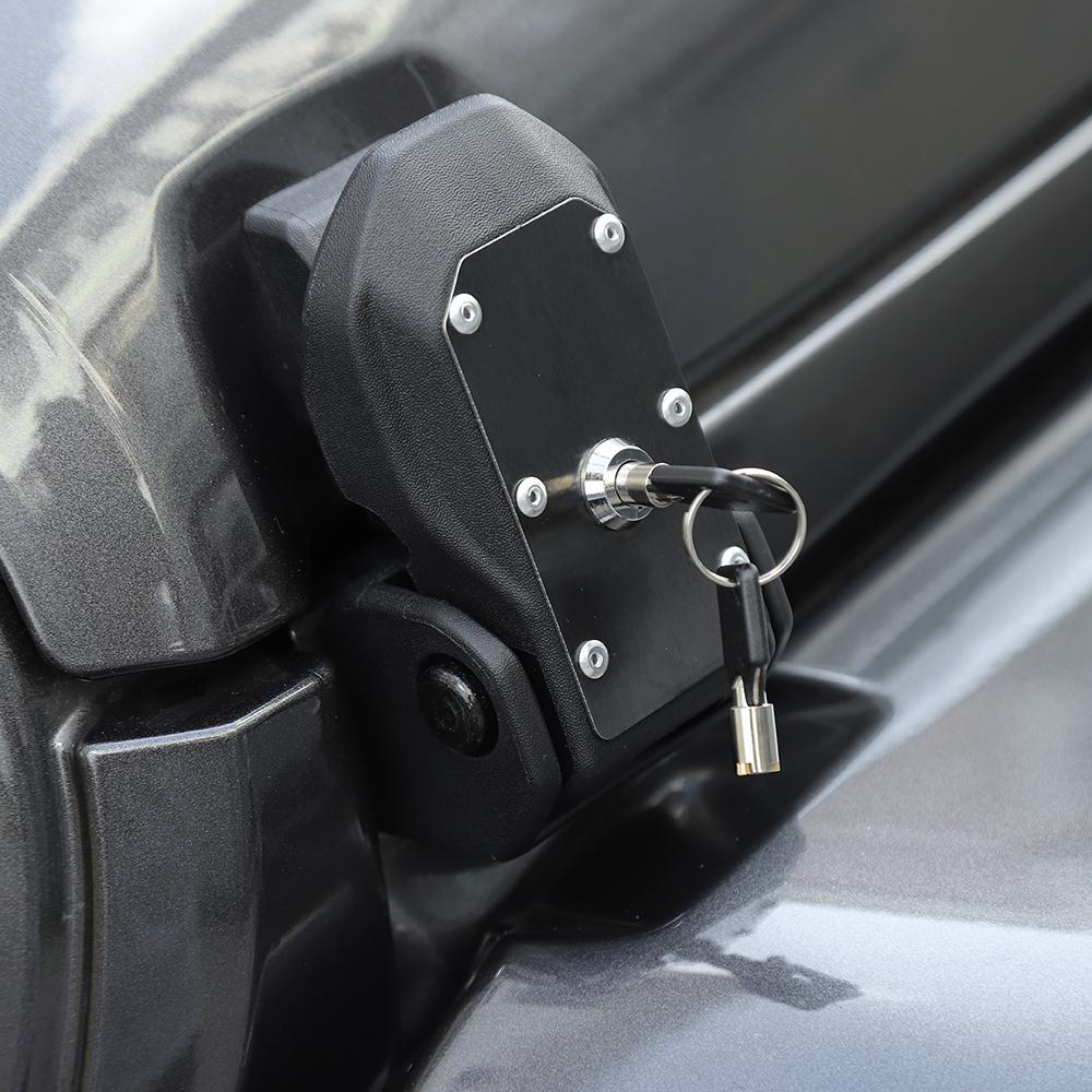 Car Hood Latches with Lock Hood Catch Kit for Jeep Wrangler JL & Gladiator JT 2018 Up Exterior Accessories