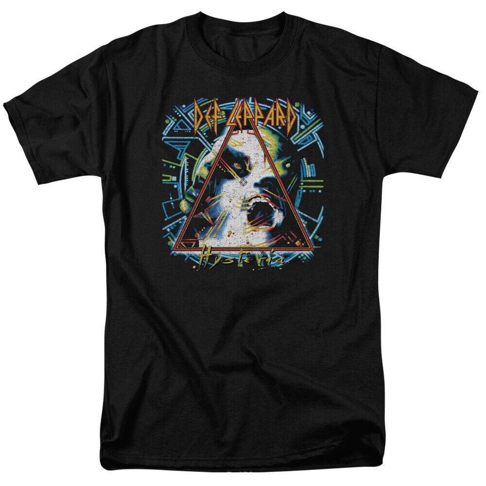 Футболка унисекс Def Leppard Hysteria Rock N Roll Music Band Concert