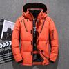 Down Jacket for Men's Short Hooded Thermal Jacket for Outdoor Casual Multi-pocket Large Size Men's Clothing