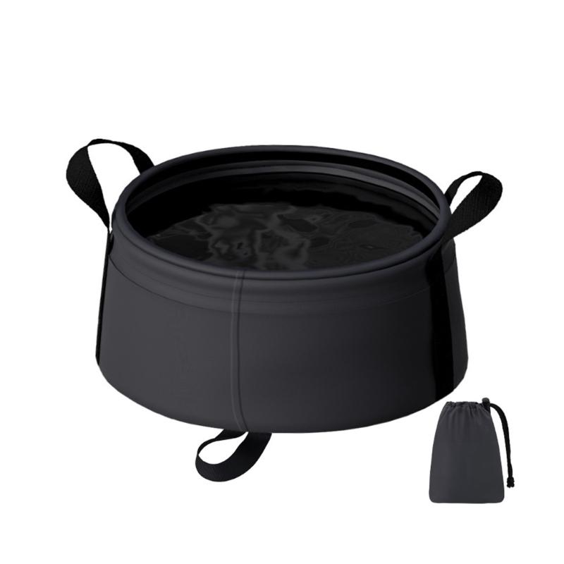 Portable Folding Sink Camping Travel Foldable Water Basin with Carrying Handle Suitable for Outdoor Activity