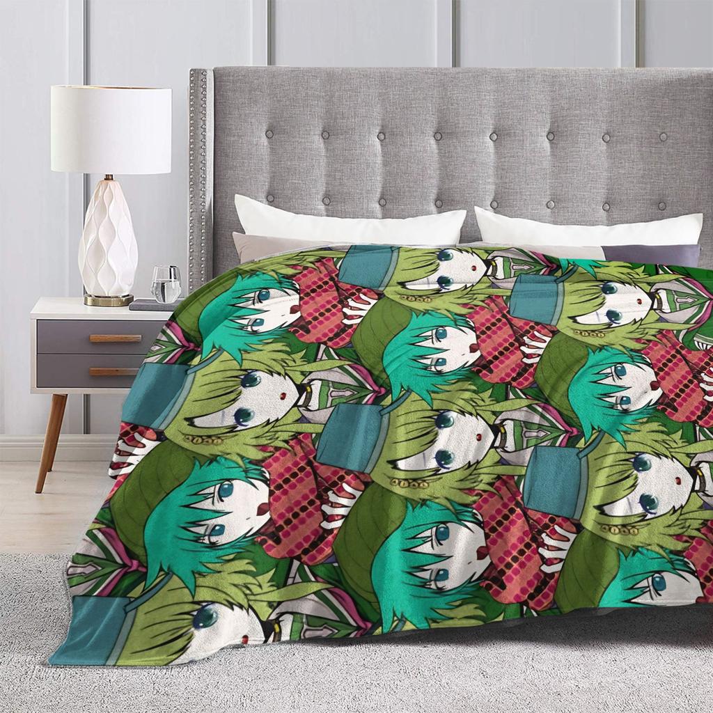 Shin TsukimiKanna Kizuchi Blanket Travel Office Throw Blanket For Couch Chair Sofa Bed Warm Soft Customized Quality Bedspread