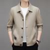 Autumn New Light Luxury Men's Lapel Work Jacket Thick Youth Slim Versatile Trendy Jacket Men's Jacket