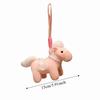Creative Plush Horse Doll Pendant Mascot Doll Pony Key Ring New Year Horse Hanging  New Year Decor
