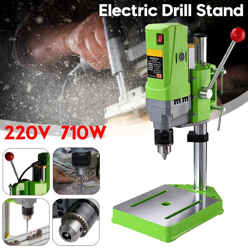 710W BG-5156E Bench Drill Stand Mini Electric Bench Drilling Machine Drill Stand Steel Chuck 1-13mm For Woodworking DIY