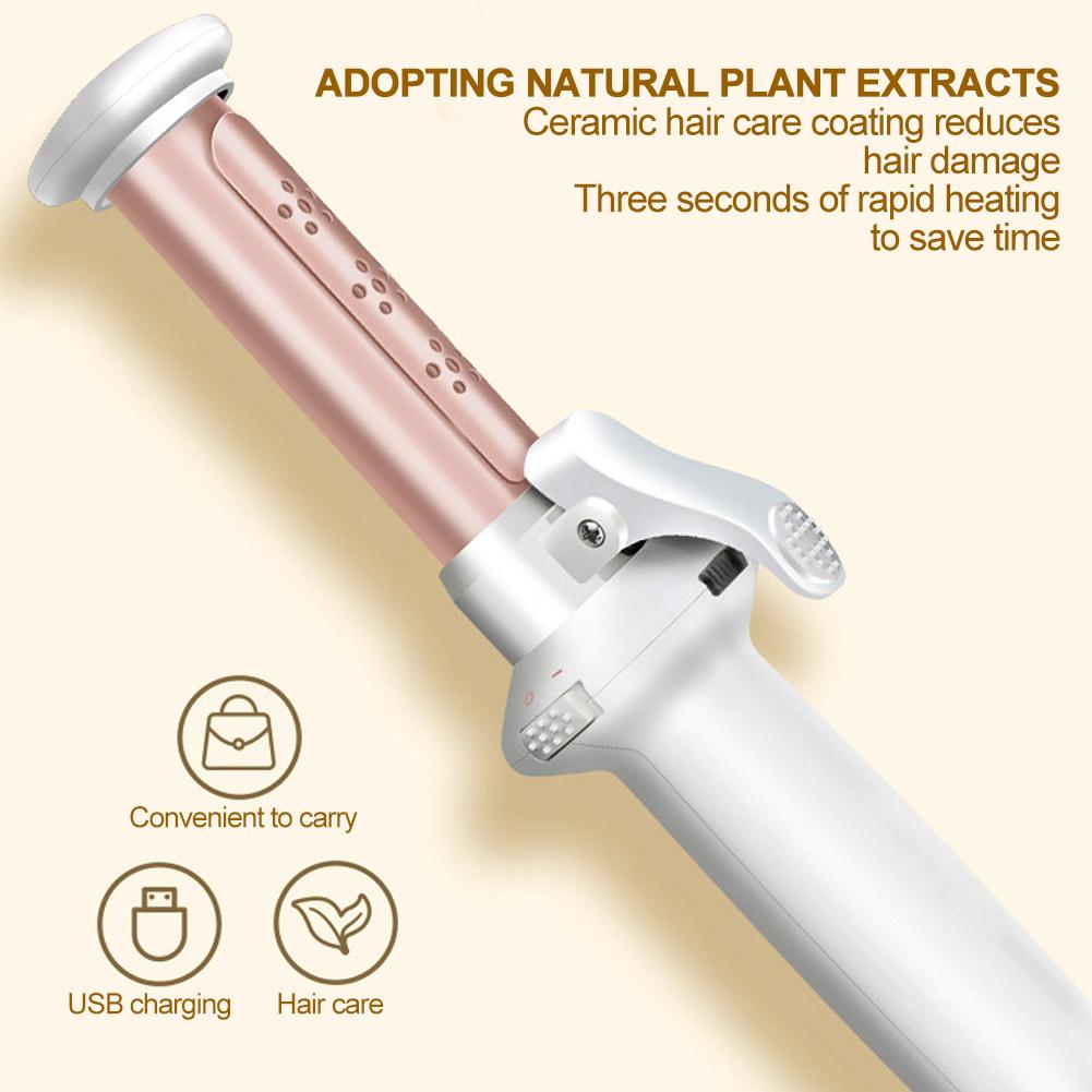 Мини Портативный Электрический USB Беспроводной Плойка Для Завивки Волос Парикмахерский Инструмент Для Укладки USB