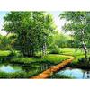 Full 5D Diy Diamond Painting Cartoon Landscape Woods Embroidery Cross Stitch Home Decor Handmade