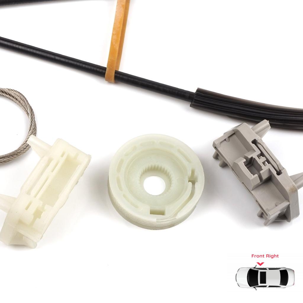 EWR551 Electric Power Window Regulator Repair Set Front Right Door for Ford Focus MK1 1998-2007 2/3 Door Hatchback Coupe 1331618