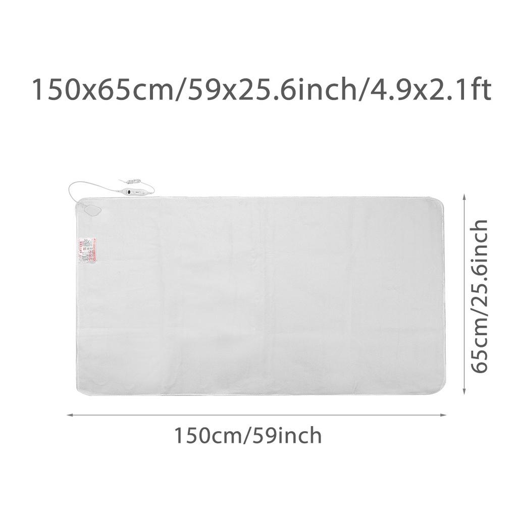 Белое одеяло с электрическим подогревом 220 В, быстрое нагревание, регулируемое одеяло с электрическим подогревом, регулятор температуры
