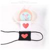 Women Anime Cosplay Costume Eyeshade Heart Embroidery Single Eye Mask Blindfold
