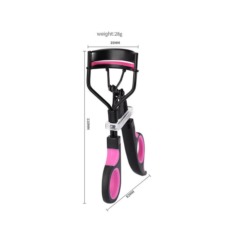 Двойная цветная ручка для завивки ресниц, помощник для искусственных ресниц, триммер для бровей, стальная игла, портативный