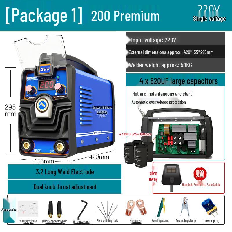 Shijiruiling ZX7200 250, 220В Портативный Автоматический Мини Бытовой Сварочный Аппарат