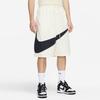 Nike Мужские шорты прямого кроя с большим логотипом Swoosh, цвет кокосового молока FB7870-113