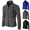 Fashionable Men's Double Breasted Medieval Jacket Perfect For Halloween Parties