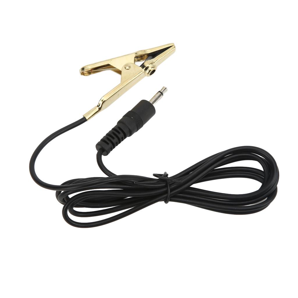 Металлический зажим для звукоснимателя 3,5 мм Универсальный микрофонный зажим для инструмента со спонжевой накладкой для скрипки, гитары 1,5 м 4,9 фута