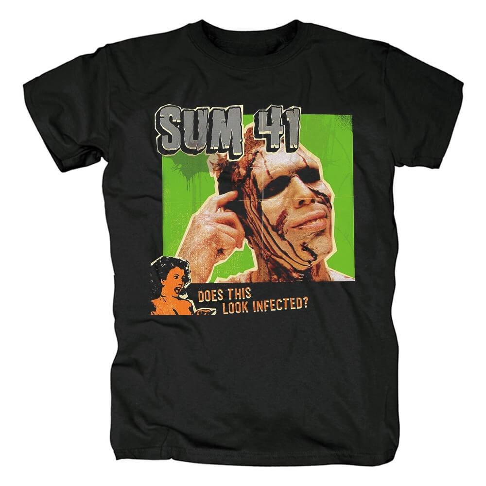 Группа Sum 41 Футболка унисекс 'Does this Look Infected' Полный размер S-5XL YA1248 Футболка унисекс