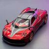 Новый 1:32 Pagani Supercar литой металлический сплав модель автомобиля библиотека статические звуковые и световые украшения подарок на день рождения для парня