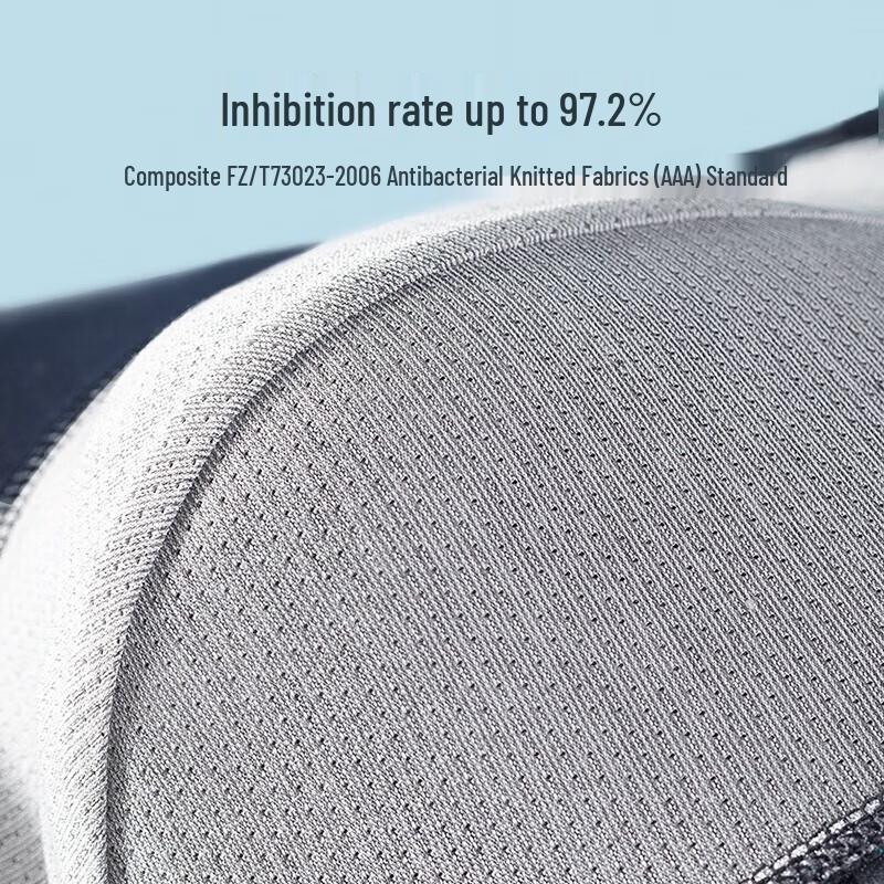 SEPTWOLVES Мужские дышащие антибактериальные хлопковые боксеры-брифы, 3 шт.