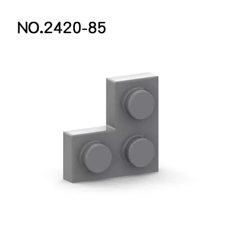 Нетоксичные 20 шт. Детали Moc 2420 Пластина 2x2 Угловая Совместимые Кирпичики DIY Сборка Строительные Блоки Частицы Детская Головоломка Развивающая Игрушка Подарок