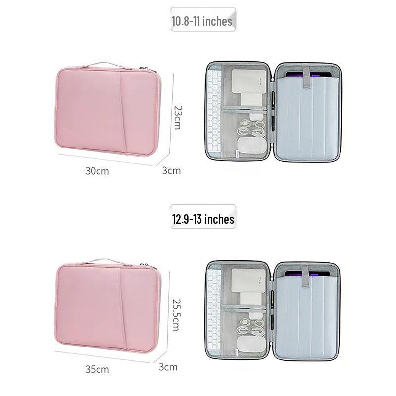 Waterproof & Shockproof Tablet Bag for 11-13" iPad - Handbag Style Protective Case