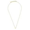 Collier Luxenter finition or jaune 18 carats - Alphabet F
