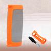 3Pcs/Set Portable Wireless Bluetooth-compatible Speaker Silicone Protective Cover Case with Strap Carabiner for JBL Charge 4