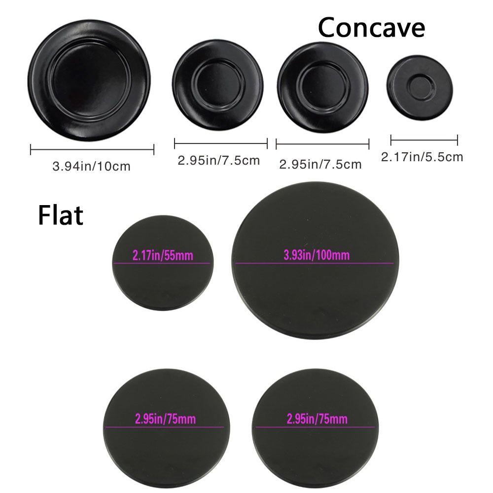 4pcs Concave Shape Cooker Hob Burner Cap Metal Flame Cap Cookware Tools Burner Crown Oven Use