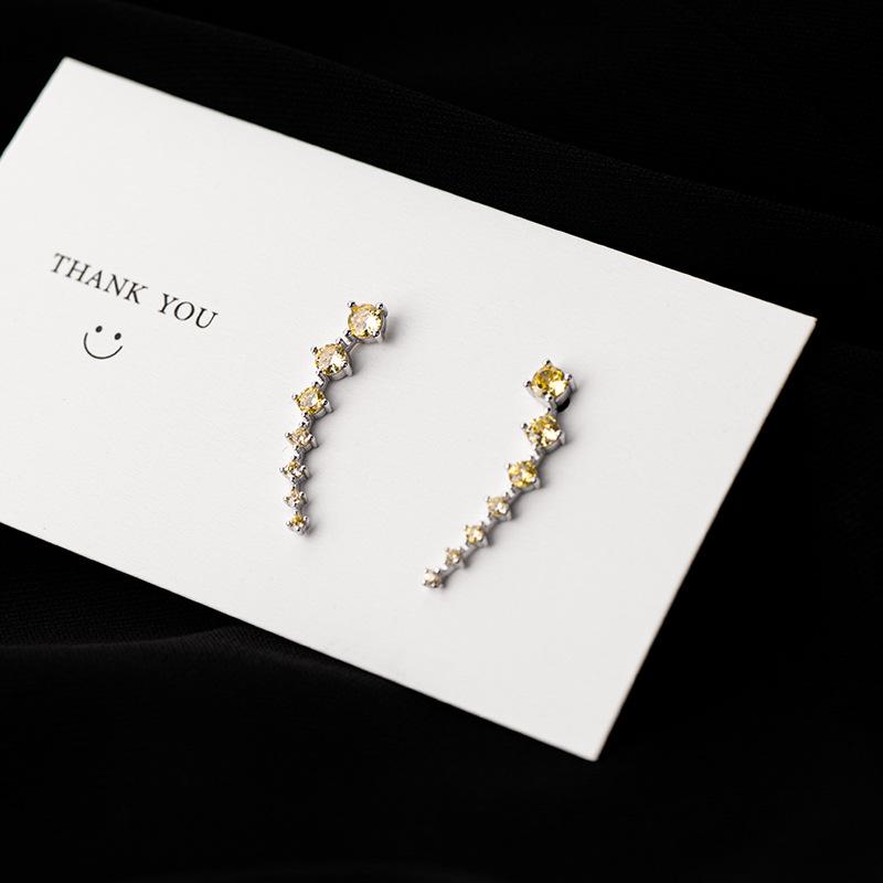 Серьги из серебра 925 пробы с цирконами Banyan Tree - Элегантные и стильные серьги-крючки для женщин