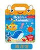 Reusable sticker book animal dinosaur sea jelly scene office stress relief focus training creative fun activity supplies