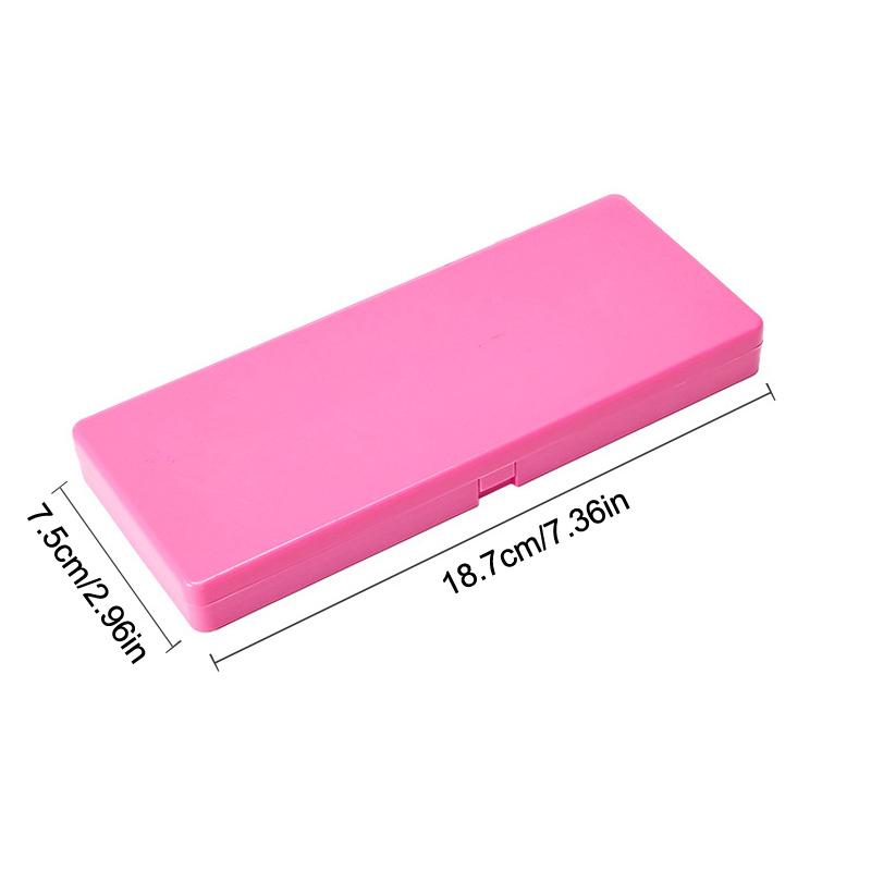 24 ячейки Пустой кейс-палитра для нейл-арта Двухслойный Черный Розовый Белый Маникюрный поднос для рисования Держатель Инструменты для ногтей