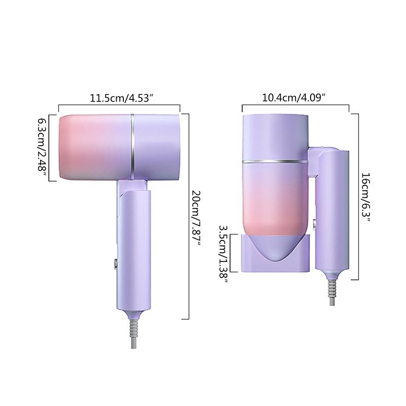 Быстросохнущий ионный фен, малошумный легкий фен