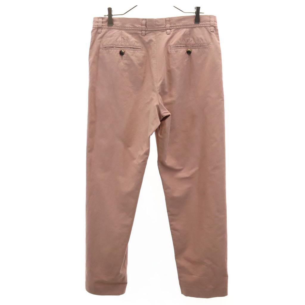 Dries Van Noten Брюки зауженного кроя из смесового льна 40 Пыльно-розовый Женские Б/у